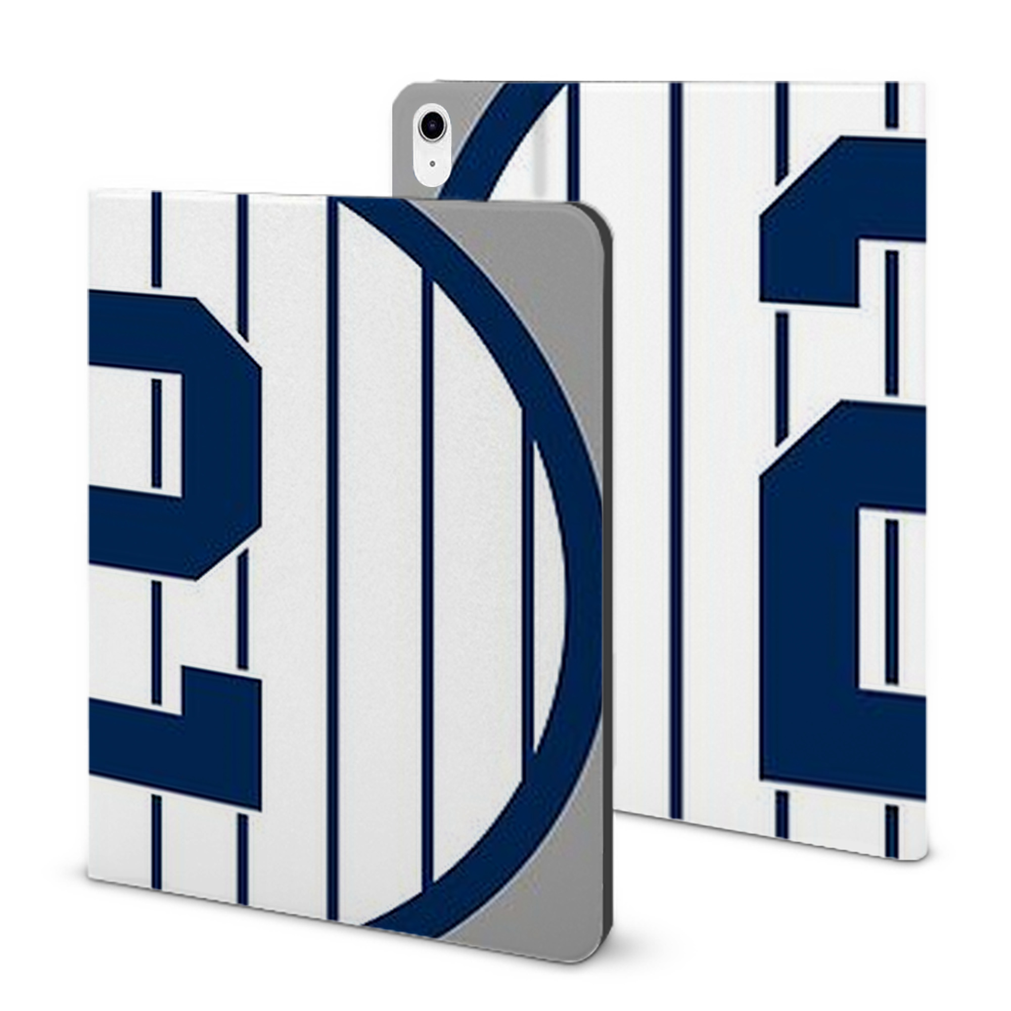 Derek Jeter 19 IPad Case Without Pencil Slot – Book-Style Cover With PU Leather & TPU – Slim, Durable, Scratch-Resistant, Full Protection & Easy Access
